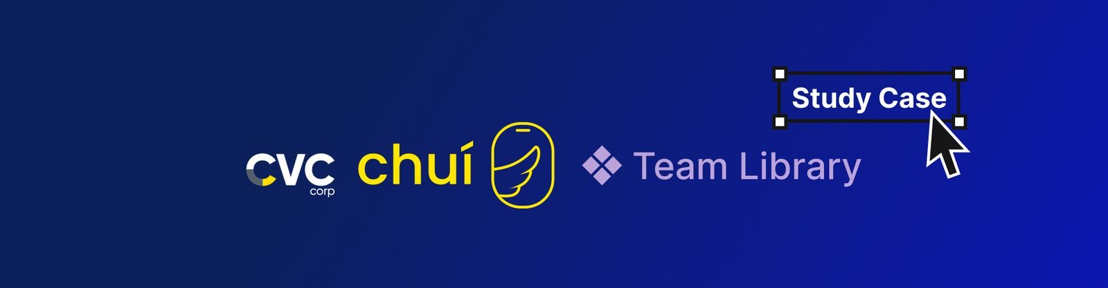 Cover of the CVC chuí design system Team Library case study